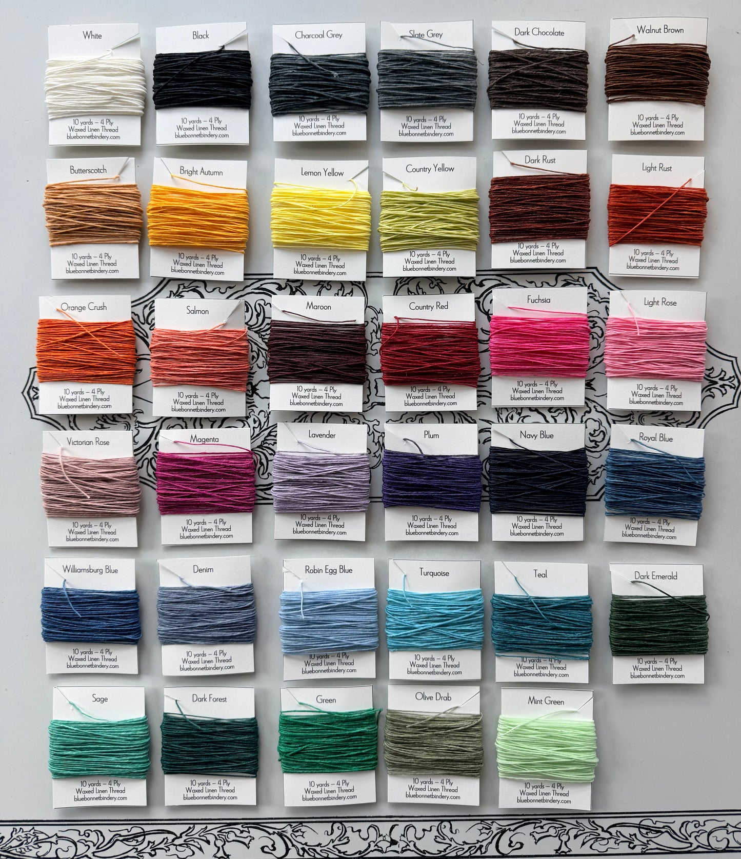 4 Ply Waxed Irish Linen Thread
