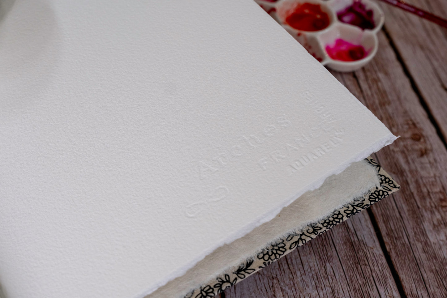 Large Floral Watercolor Sketchbook