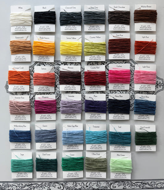 4 Ply Waxed Irish Linen Thread