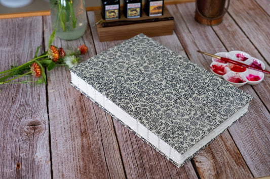 Large Floral Watercolor Sketchbook